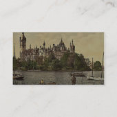 ducal城、東側、シュベリーン、Mecklenburg 名刺 (裏面)