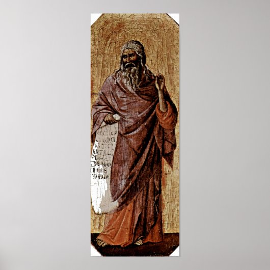 Duccio di Buoninsegna – 預言者イザヤ ポスター (正面)