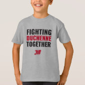 Duchenneの戦いの一緒に-子供 Tシャツ (正面)