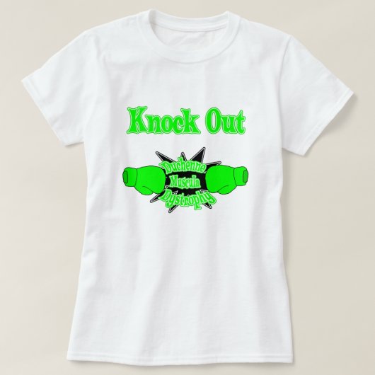 Duchenneの筋ジストロフィー Tシャツ (デザイン正面)