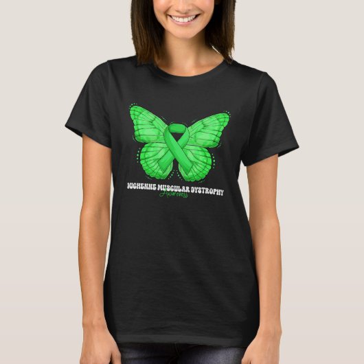 Duchenne Muscular Dystrophy Awareness Month Green  Tシャツ (正面)