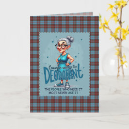 Duchess of Kent Scottish Tartan Humorous Birthday カード