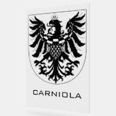 Duchy of Carniola Monochrome Heraldic Art  アクリルサイン (傾斜)