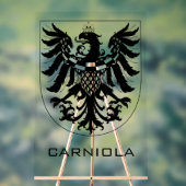 Duchy of Carniola Monochrome Heraldic Art  アクリルサイン (ニュートラル)