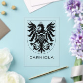 Duchy of Carniola Monochrome Heraldic Art  アクリル招待状 (インサイチュ (ウェディング))