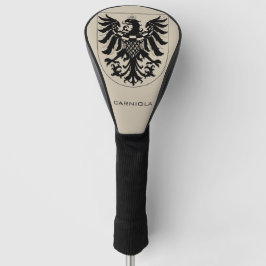 Duchy of Carniola Monochrome Heraldic Art  ゴルフヘッドカバー