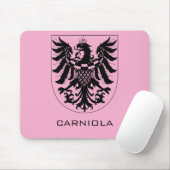 Duchy of Carniola Monochrome Heraldic Art  マウスパッド (マウス)