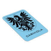 Duchy of Carniola Monochrome Heraldic Art  マグネット (右側)