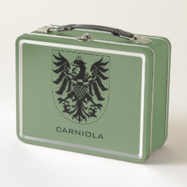Duchy of Carniola Monochrome Heraldic Art  メタルランチボックス