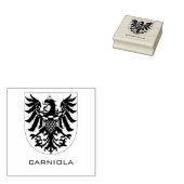 Duchy of Carniola Monochrome Heraldic Art  ラバースタンプ (押印)