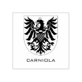 Duchy of Carniola Monochrome Heraldic Art  ラバースタンプ (インプリント)