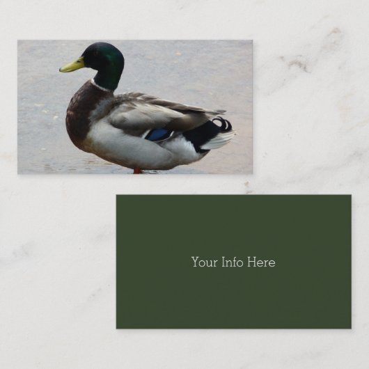 Duck名刺 名刺 (正面/裏面)