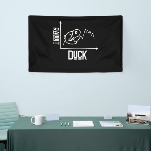 Duck And Rabbit Graph Mathematic 横断幕 (トレードショー)