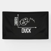 Duck And Rabbit Graph Mathematic 横断幕 (横)