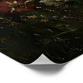 Duck Antique Printable Art, Duck Flower Minimalist ポスター (角)