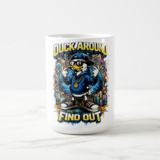 Duck around and find out duck coffee mug コーヒーマグカップ