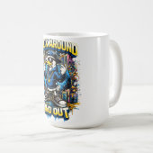 Duck around and find out duck coffee mug コーヒーマグカップ (正面右)