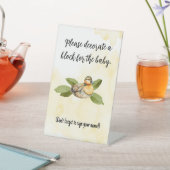 Duck Baby Shower Decoration Sign 台座サイン (インサイチュ)