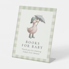 Duck Books For Baby Shower Table Top 台座サイン