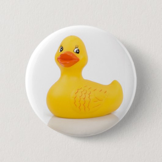 Duck Button円形のママ 缶バッジ (正面)