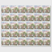 Duck Christmasをテーマにした動物愛好家 ラッピングペーパー (フラット)