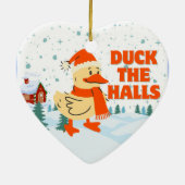 Duck christmas セラミックオーナメント (裏面)