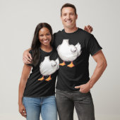 Duck Costume Halloween Adult Duck Face Costume Fun Tシャツ (ユニセックス)