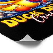 Duck Duck Cruise Funny Family Cruising Matching Gr ポスター (角)