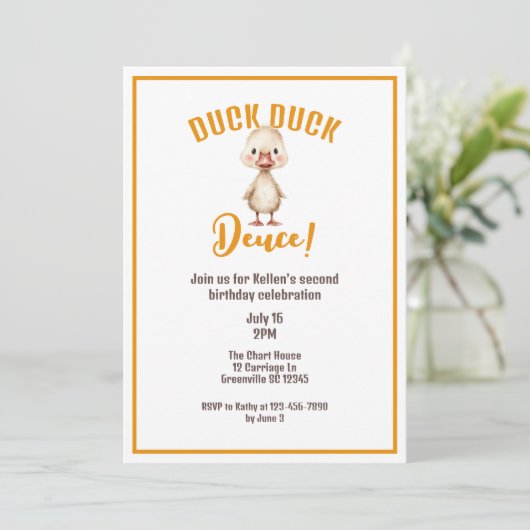 Duck Duck Deuce Second Birthday  招待状 (スタンド正面)