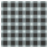 Duck Egg Blue & Black Buffalo Plaid ファブリック (見本)