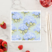 Duck Egg Blue Hydrangea Standard Luncheon Napkins スタンダードランチョンナプキン (インサイチュ)