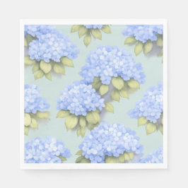 Duck Egg Blue Hydrangea Standard Luncheon Napkins スタンダードランチョンナプキン