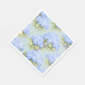 Duck Egg Blue Hydrangea Standard Luncheon Napkins スタンダードランチョンナプキン (角)
