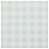 Duck Egg Blue & White Plaid Gingham ファブリック (見本)