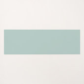 Duck Egg Green Monogram Stylish Modern Minimalist ヨガマット (裏面(横))