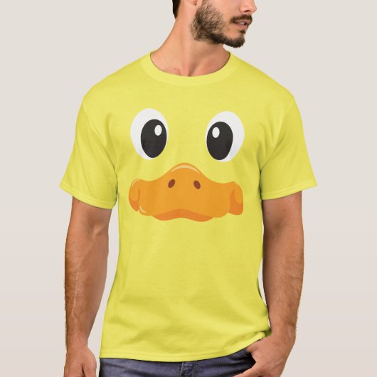 Duck Face Funny Halloween Costume Birthday Tシャツ (正面)