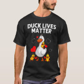 Duck For Men Women Duck Duck Hunter Rubber Duck Tシャツ (正面)