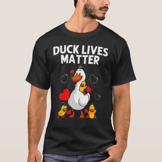 Duck For Men Women Duck Duck Hunter Rubber Duck Tシャツ (正面)