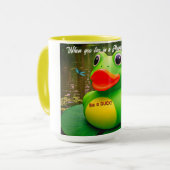 Duck Frog Swamp Custom Coffee Mugs マグカップ (正面左)