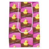 Duck Gift Bag ミディアムペーパーバッグ (裏面)