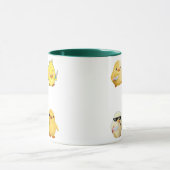 Duck Holding a Knife Mug for Memes Fans Mug Gift マグカップ (中央)