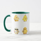 Duck Holding a Knife Mug for Memes Fans Mug Gift マグカップ (左)