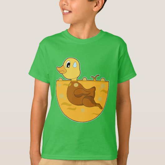 Duck hot Water Tシャツ (正面)