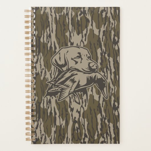 Duck Hunters with Dog Forest Bottom Lands Camo プランナー手帳 (正面)
