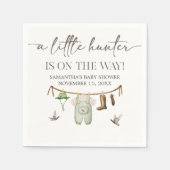 Duck Hunting Baby Shower スタンダードカクテルナプキン (正面)