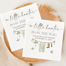 Duck Hunting Baby Shower スタンダードランチョンナプキン