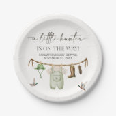 Duck Hunting Baby Shower ペーパープレート (正面)