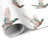 Duck Hunting Baby Shower ラッピングペーパー (ロールコーナー)