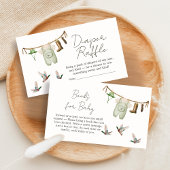 Duck Hunting Baby Shower Books for Baby エンクロージャーカード