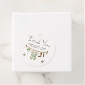 Duck Hunting Baby Shower Round フェイバータグ (インサイチュ)